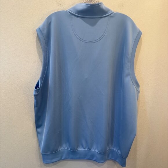 Imperial F&G Tech Men’s 1/4 Zip Golf Vest Blue Performance XXL Casual Comfort - Picture 13 of 13